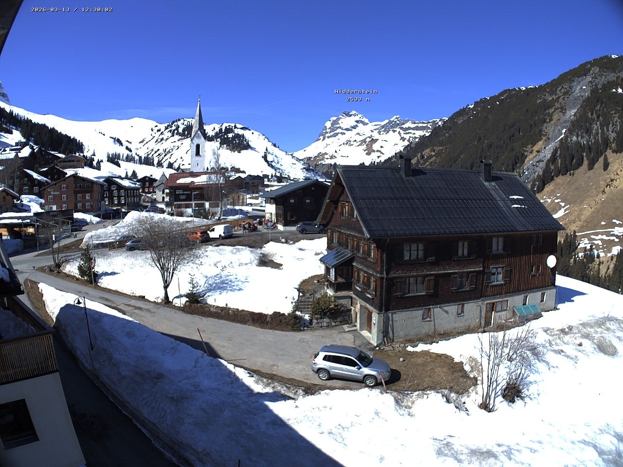 Archived image Webcam Village center Warth