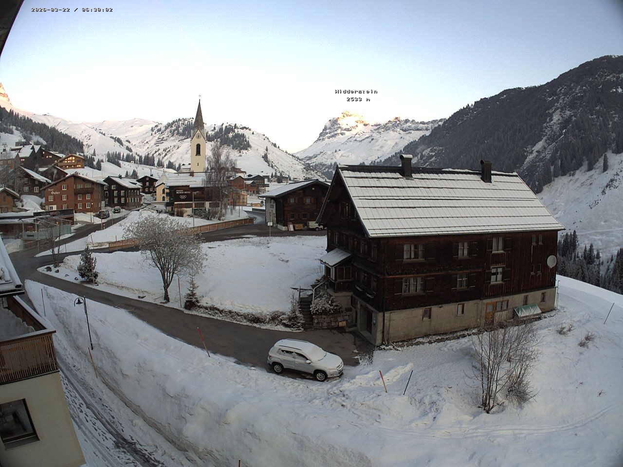 Archived image Webcam Village center Warth