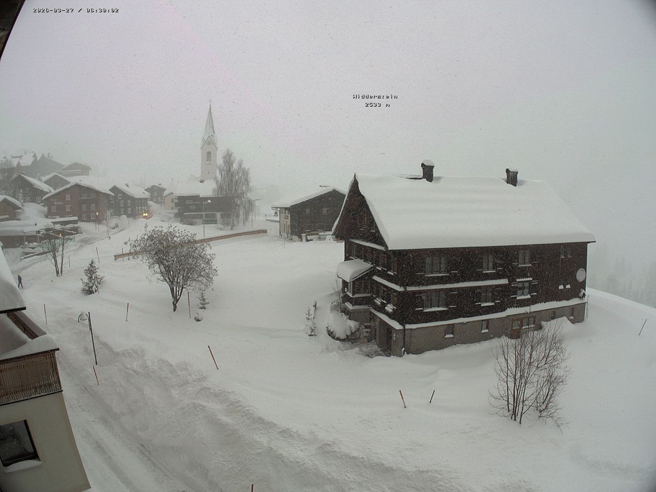 Archived image Webcam Village center Warth