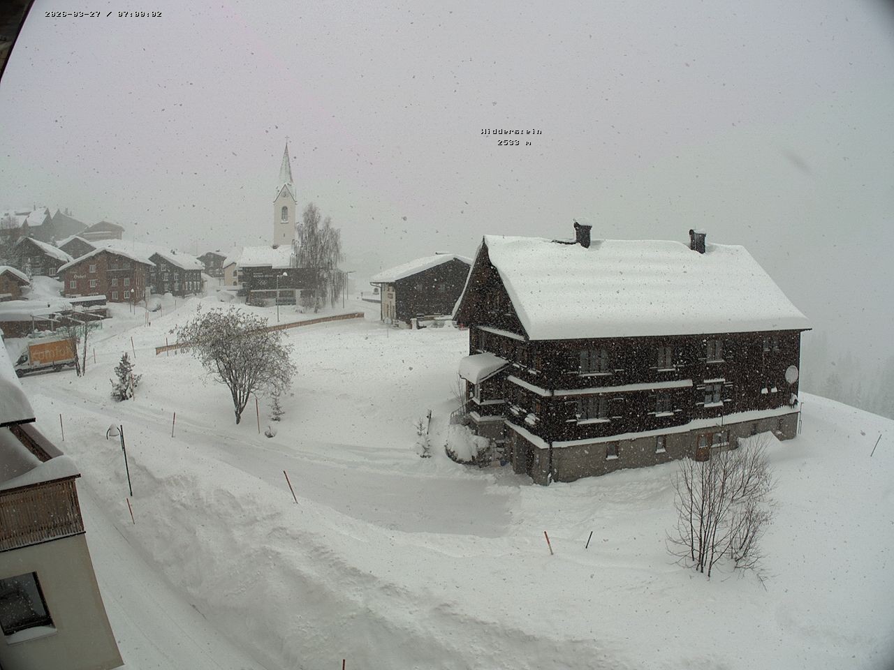 Archived image Webcam Village center Warth
