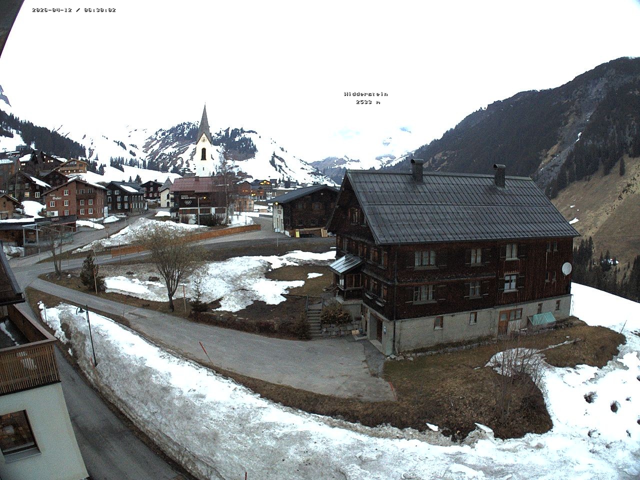 Archived image Webcam Village center Warth