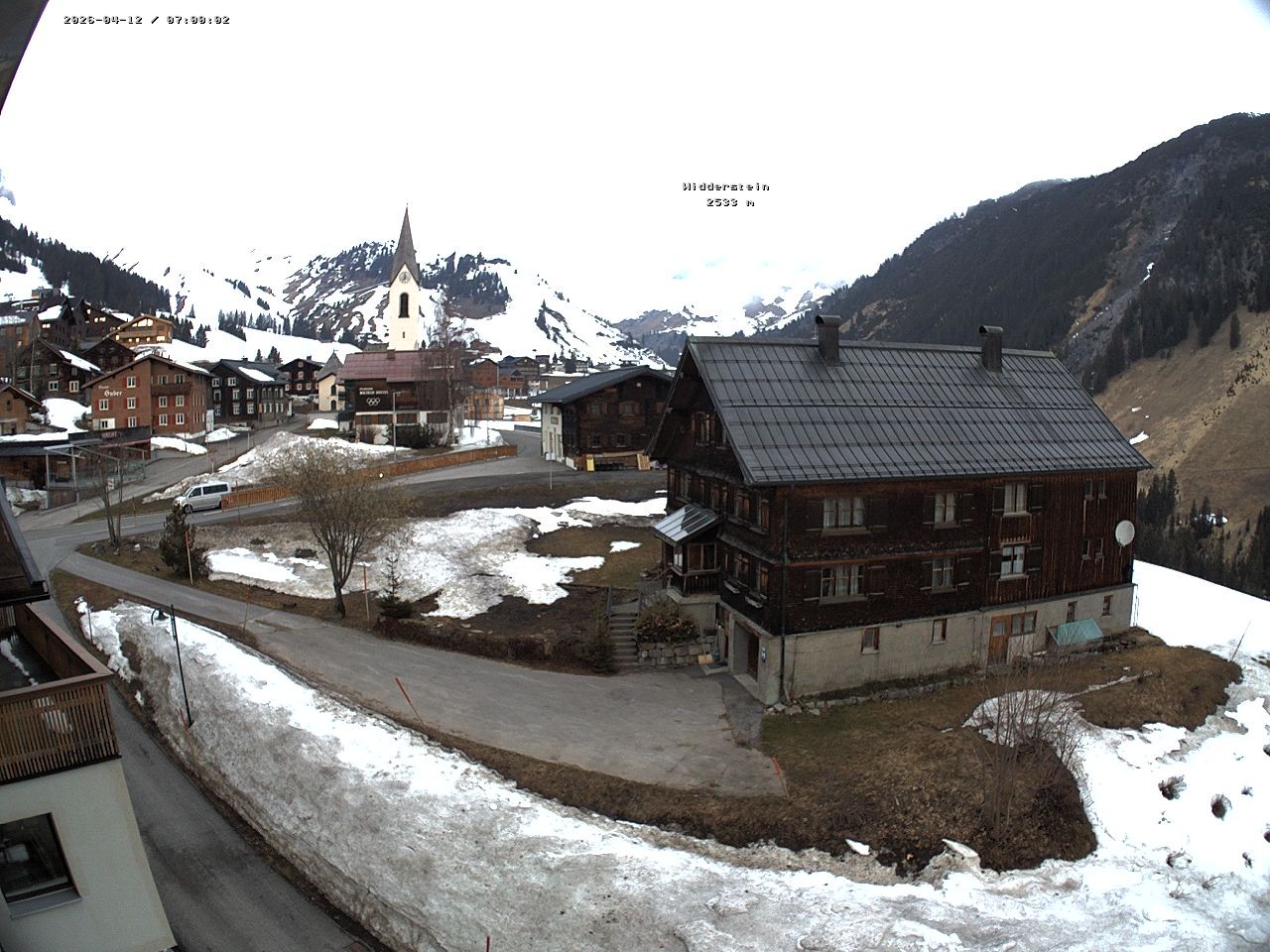Archived image Webcam Village center Warth