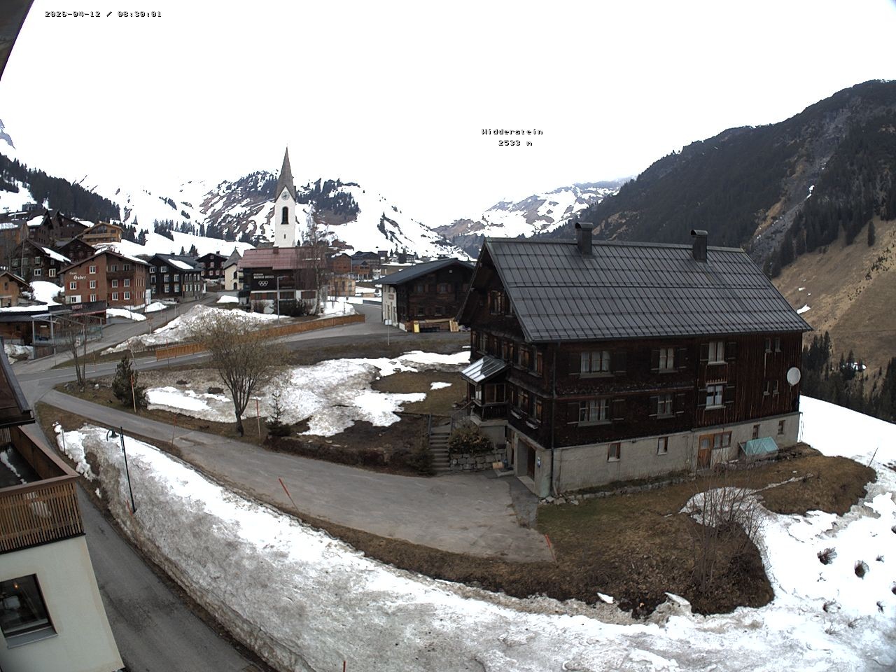 Archived image Webcam Village center Warth
