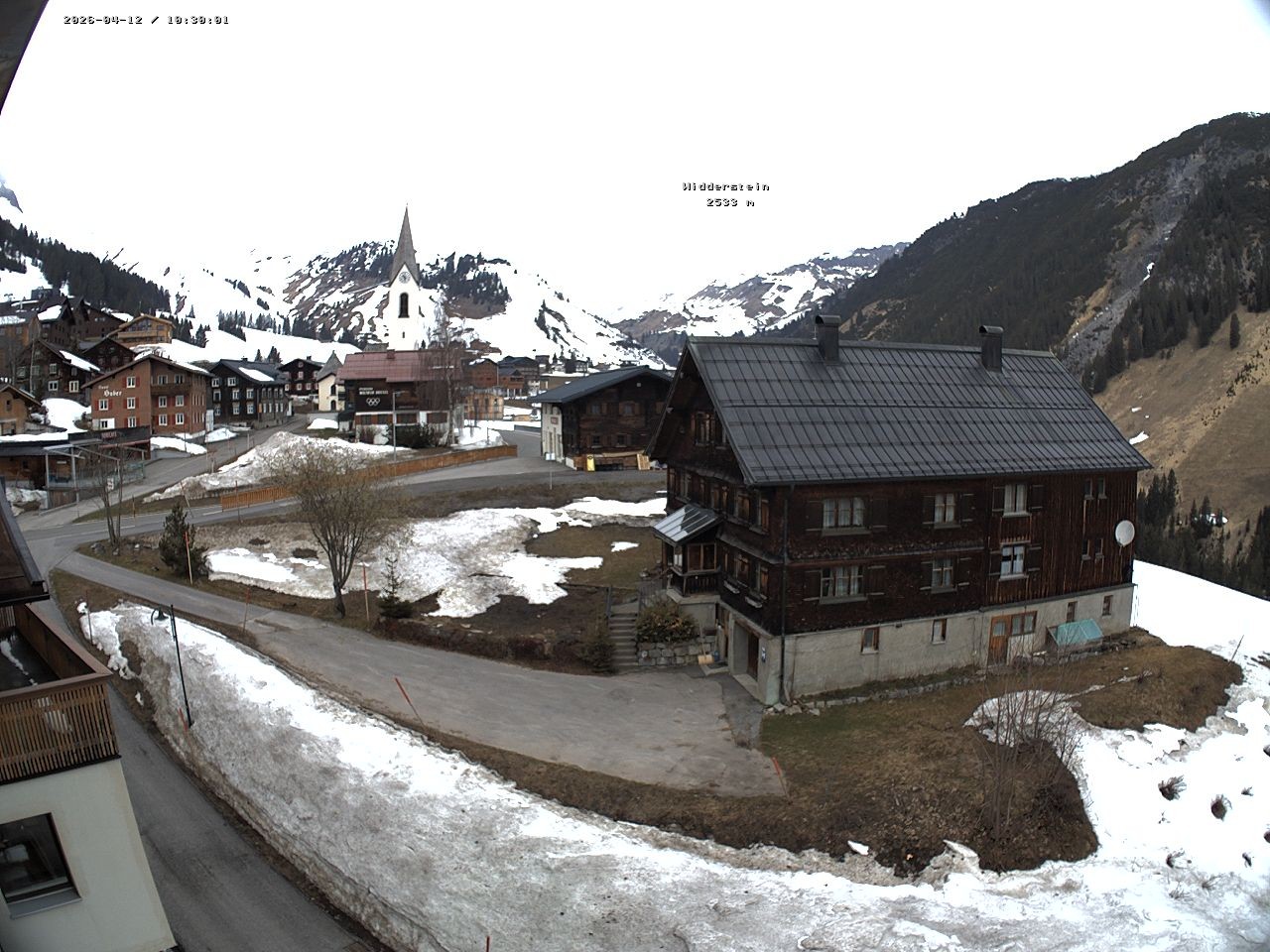 Archived image Webcam Village center Warth