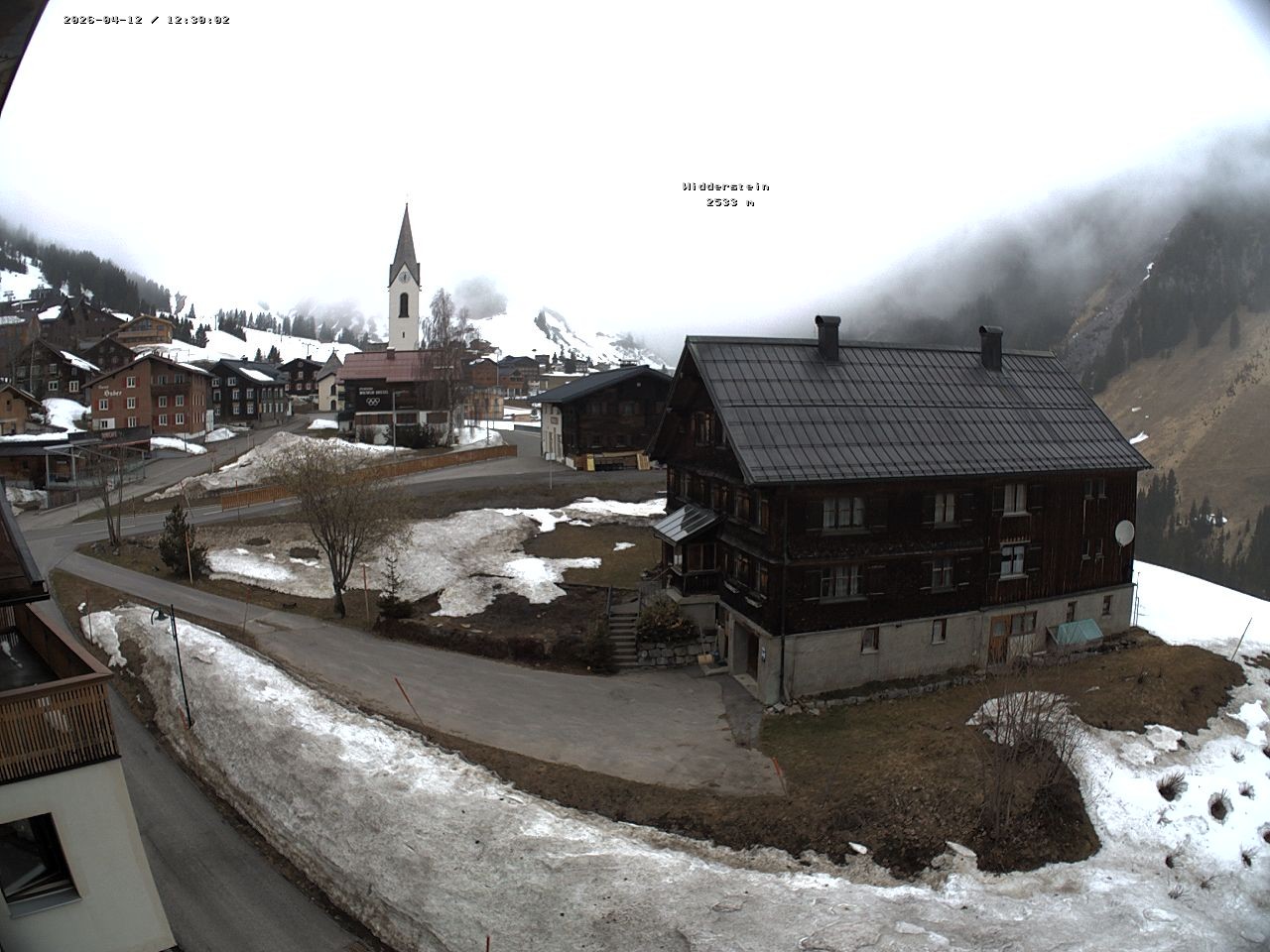 Archived image Webcam Village center Warth