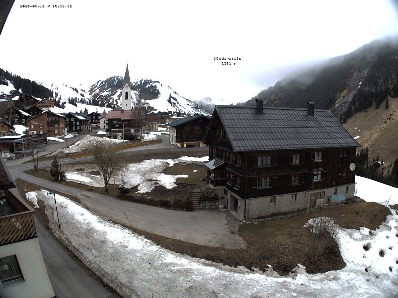 Archived image Webcam Village center Warth