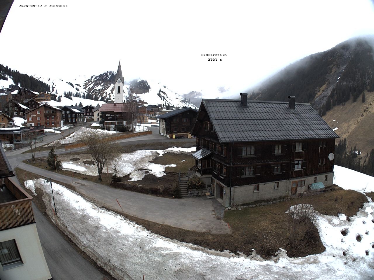 Archived image Webcam Village center Warth
