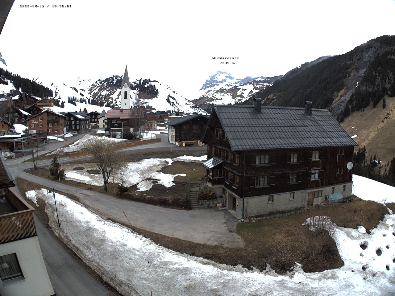 Archived image Webcam Village center Warth