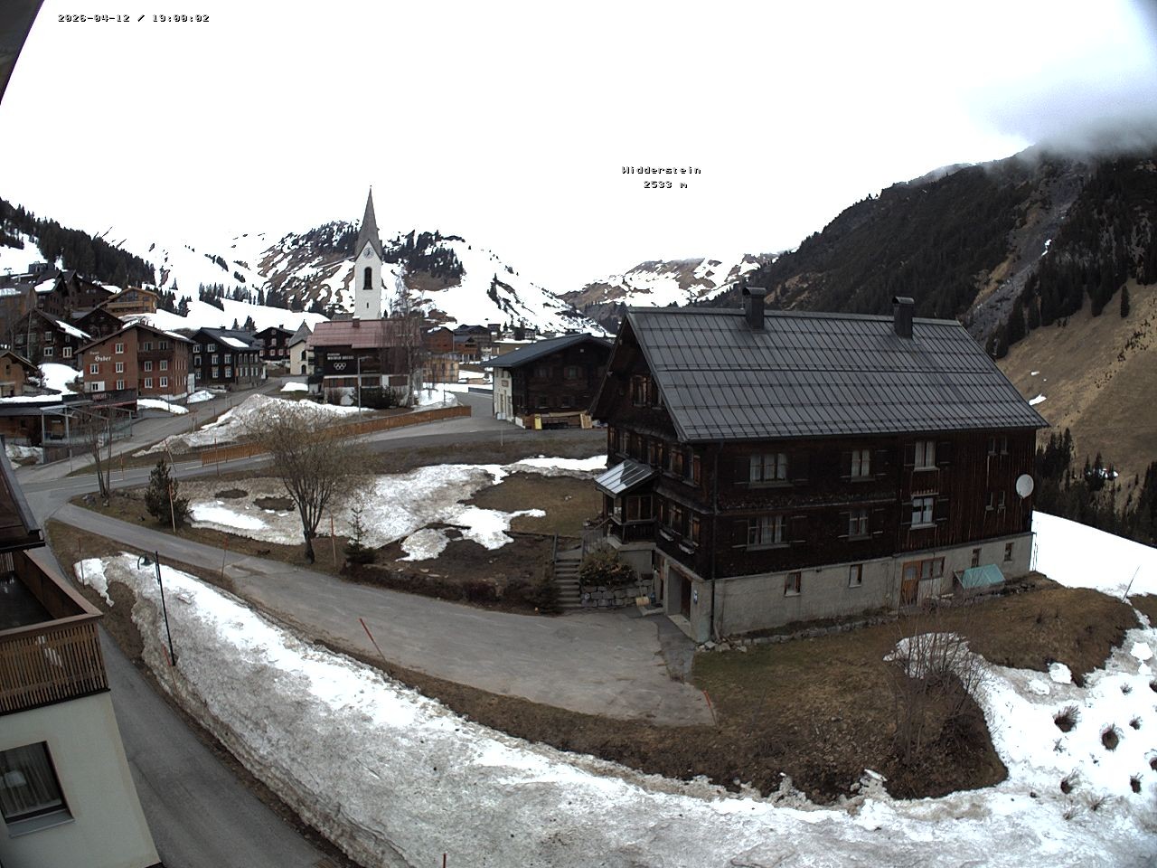 Archived image Webcam Village center Warth