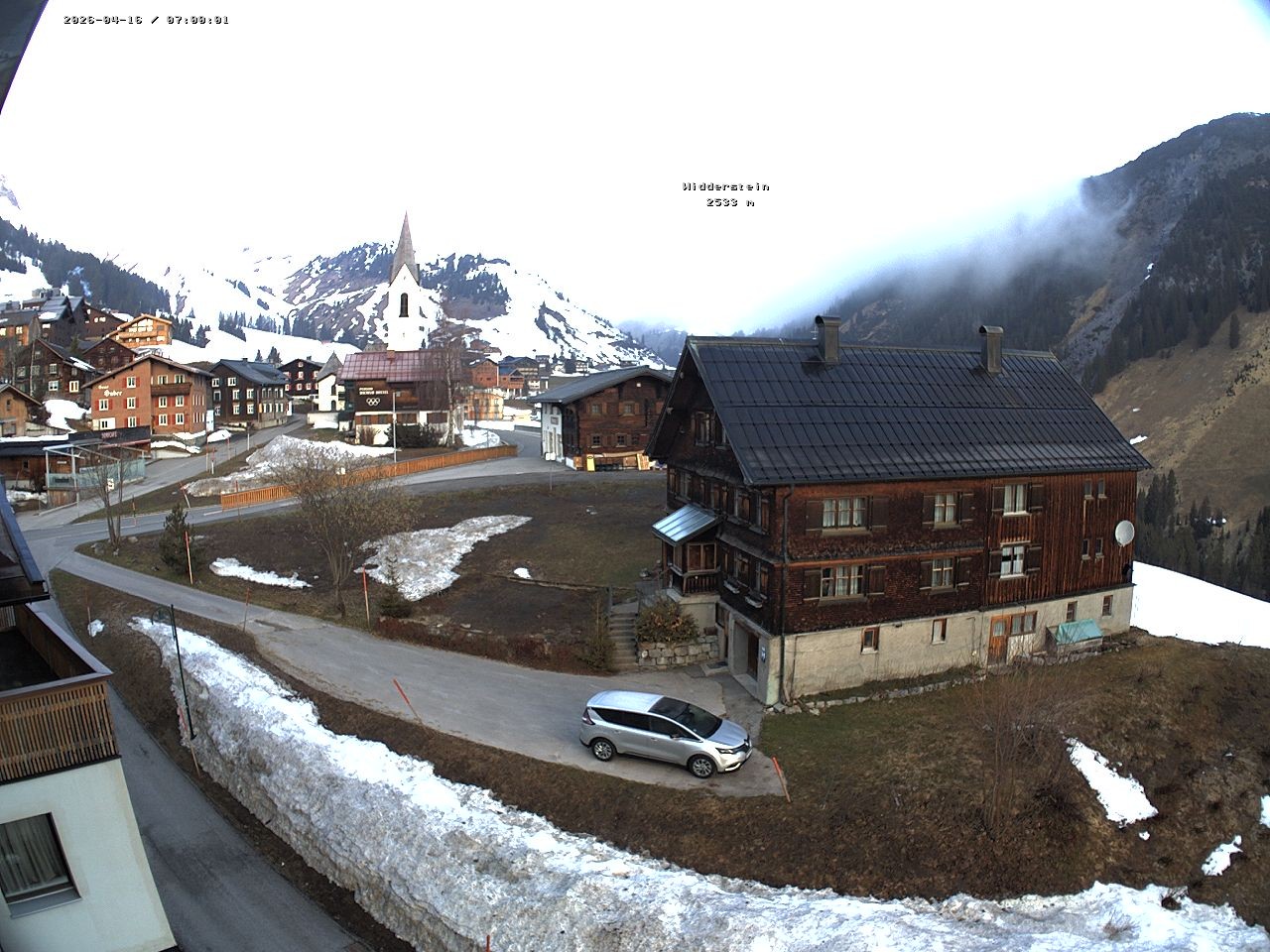 Archived image Webcam Village center Warth