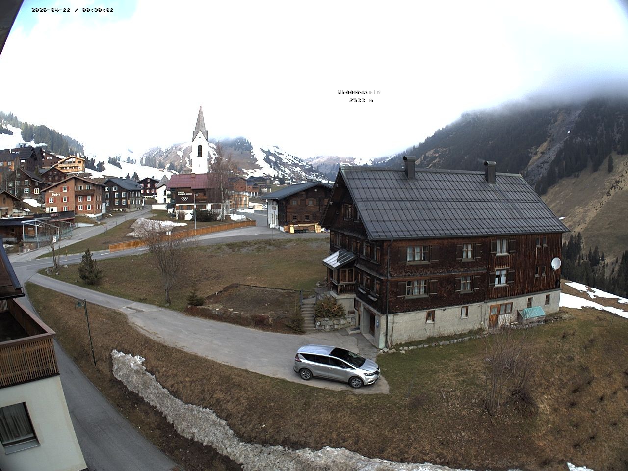 Archiv Foto Webcam Dorfzentrum von Warth