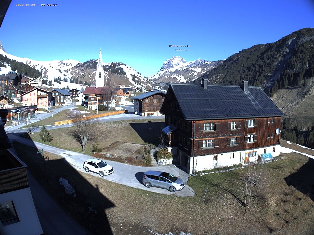Archived image Webcam Village center Warth
