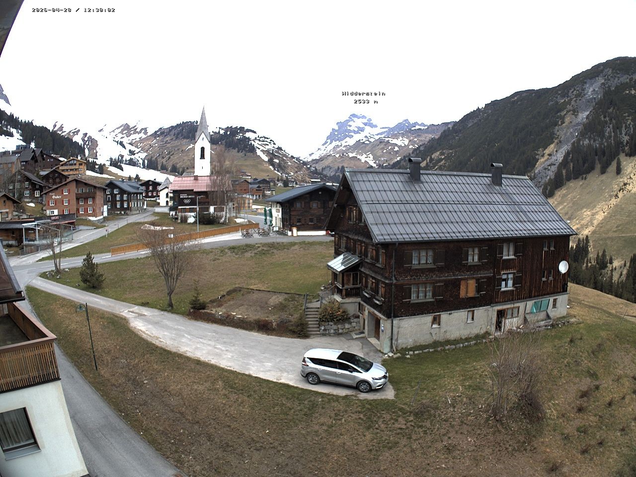 Archiv Foto Webcam Dorfzentrum von Warth