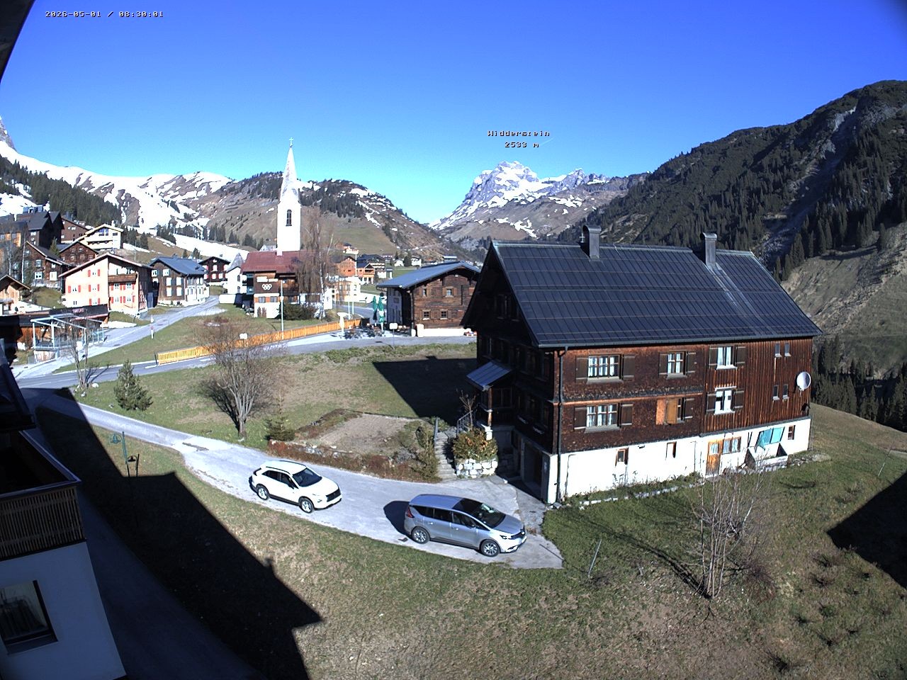 Archived image Webcam Village center Warth