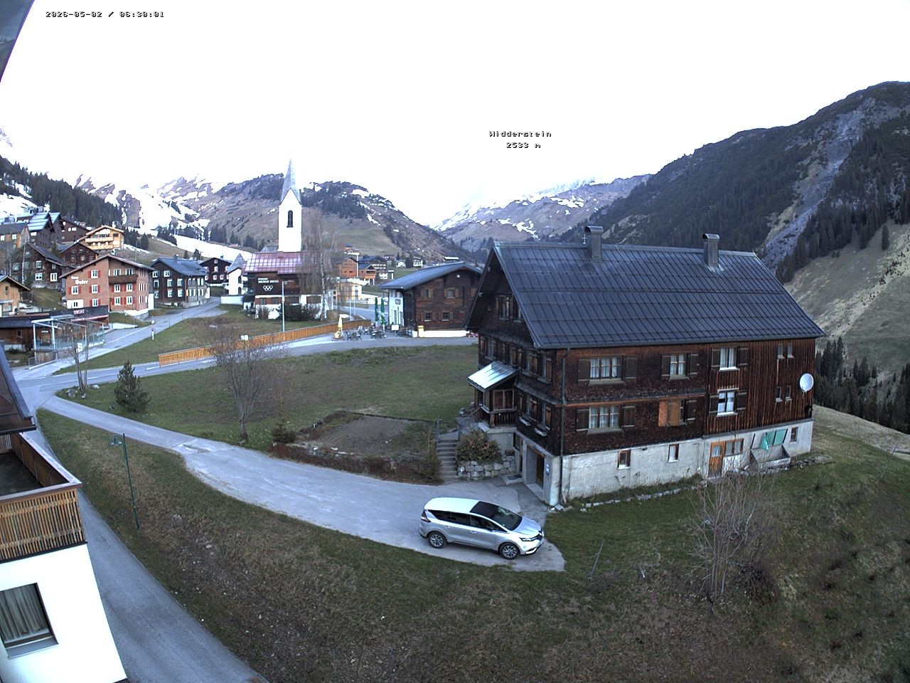 Archiv Foto Webcam Dorfzentrum von Warth