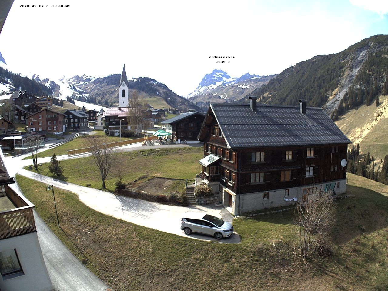Archiv Foto Webcam Dorfzentrum von Warth