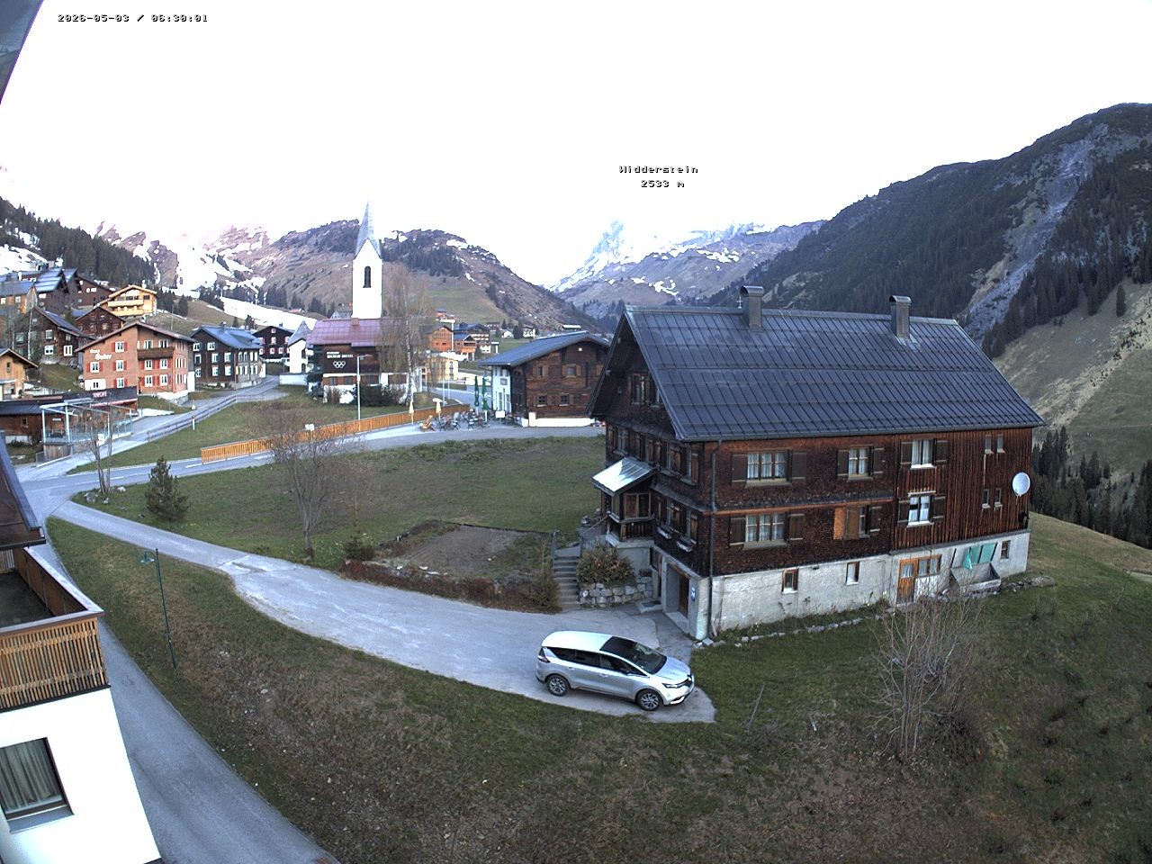 Archiv Foto Webcam Dorfzentrum von Warth