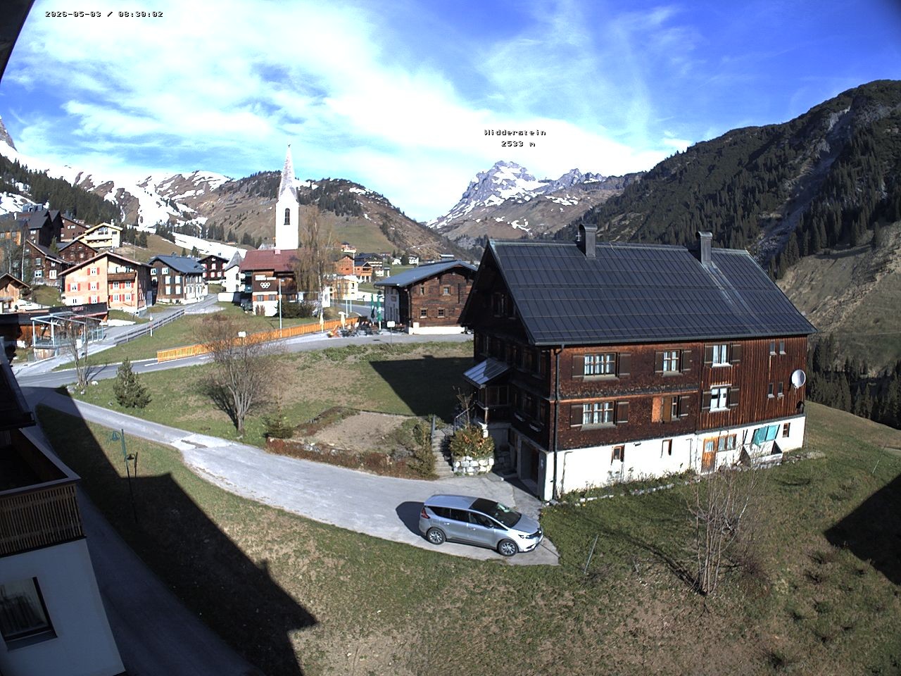 Archiv Foto Webcam Dorfzentrum von Warth