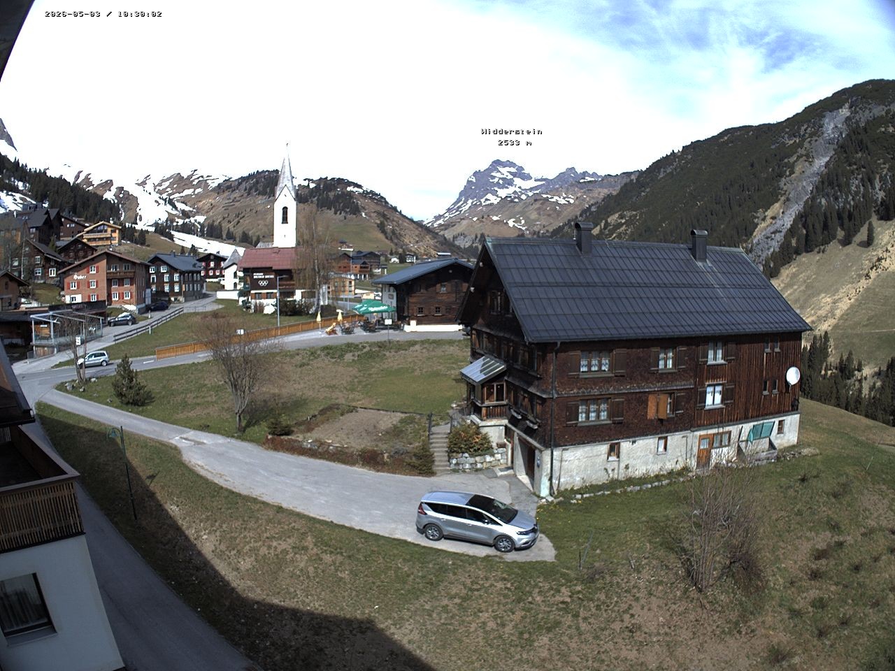 Archiv Foto Webcam Dorfzentrum von Warth