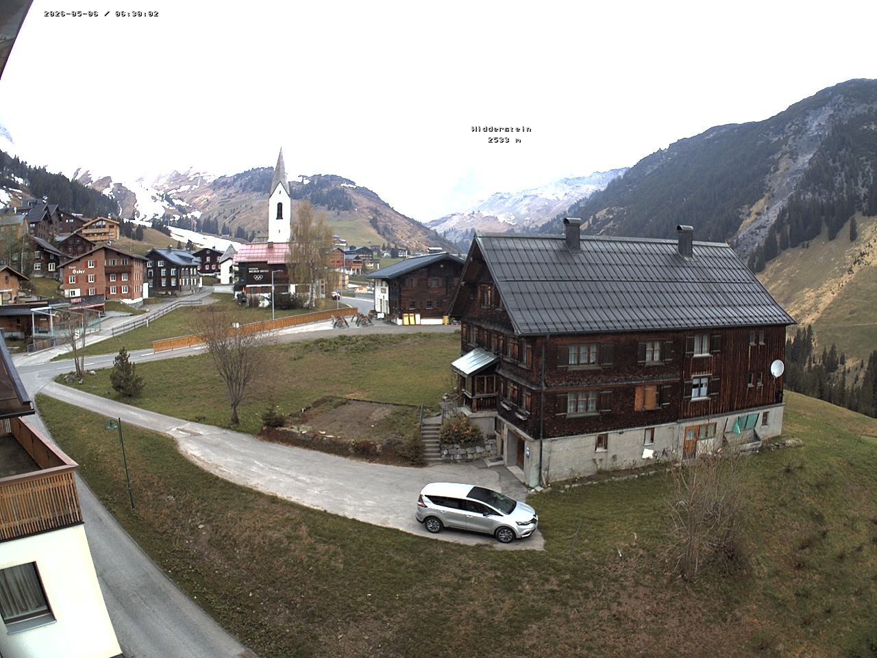 Archiv Foto Webcam Dorfzentrum von Warth