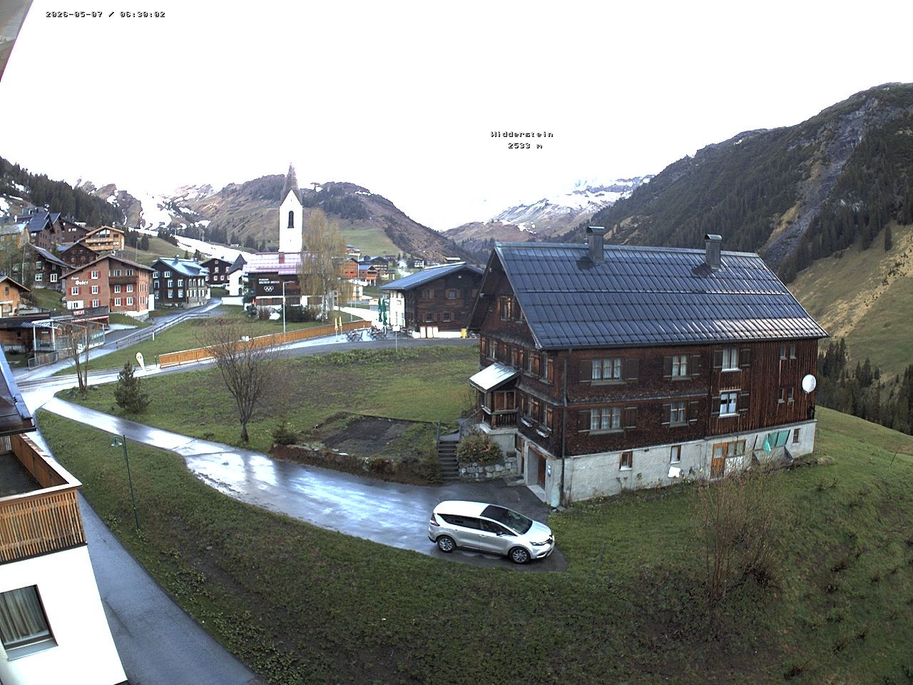 Archiv Foto Webcam Dorfzentrum von Warth