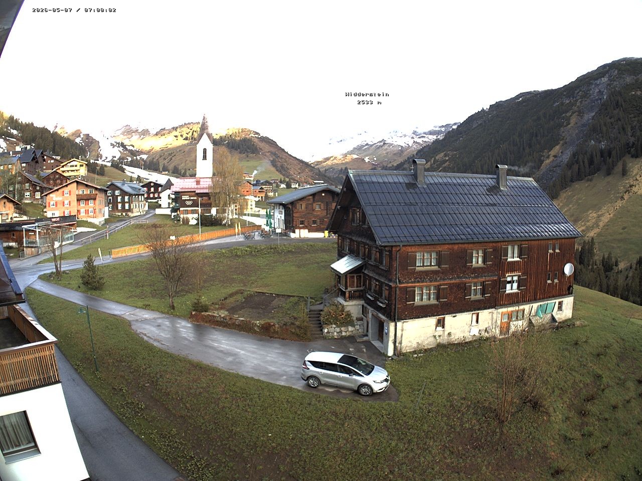 Archiv Foto Webcam Dorfzentrum von Warth
