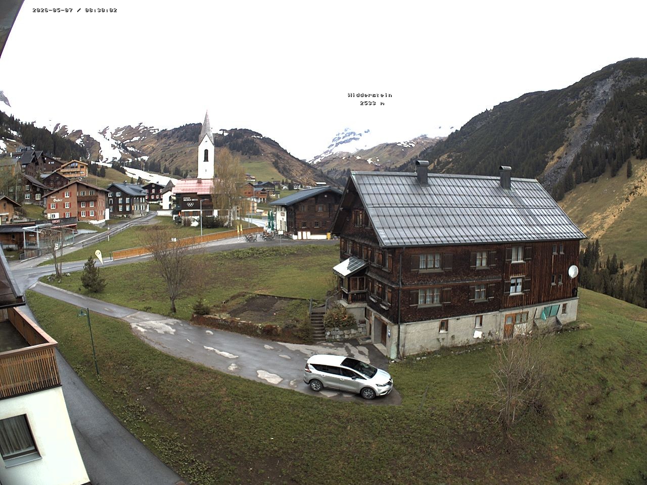 Archiv Foto Webcam Dorfzentrum von Warth