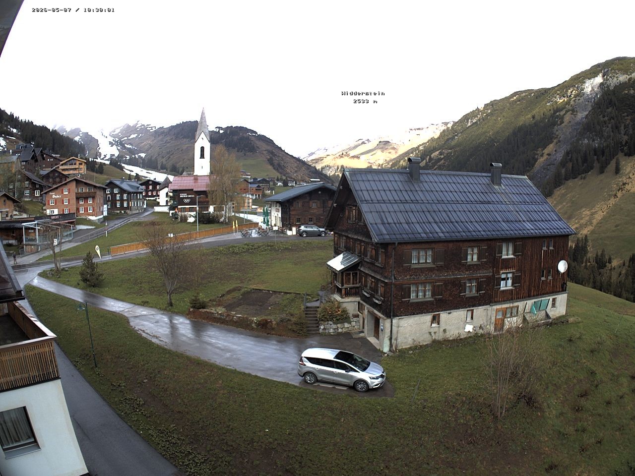 Archiv Foto Webcam Dorfzentrum von Warth
