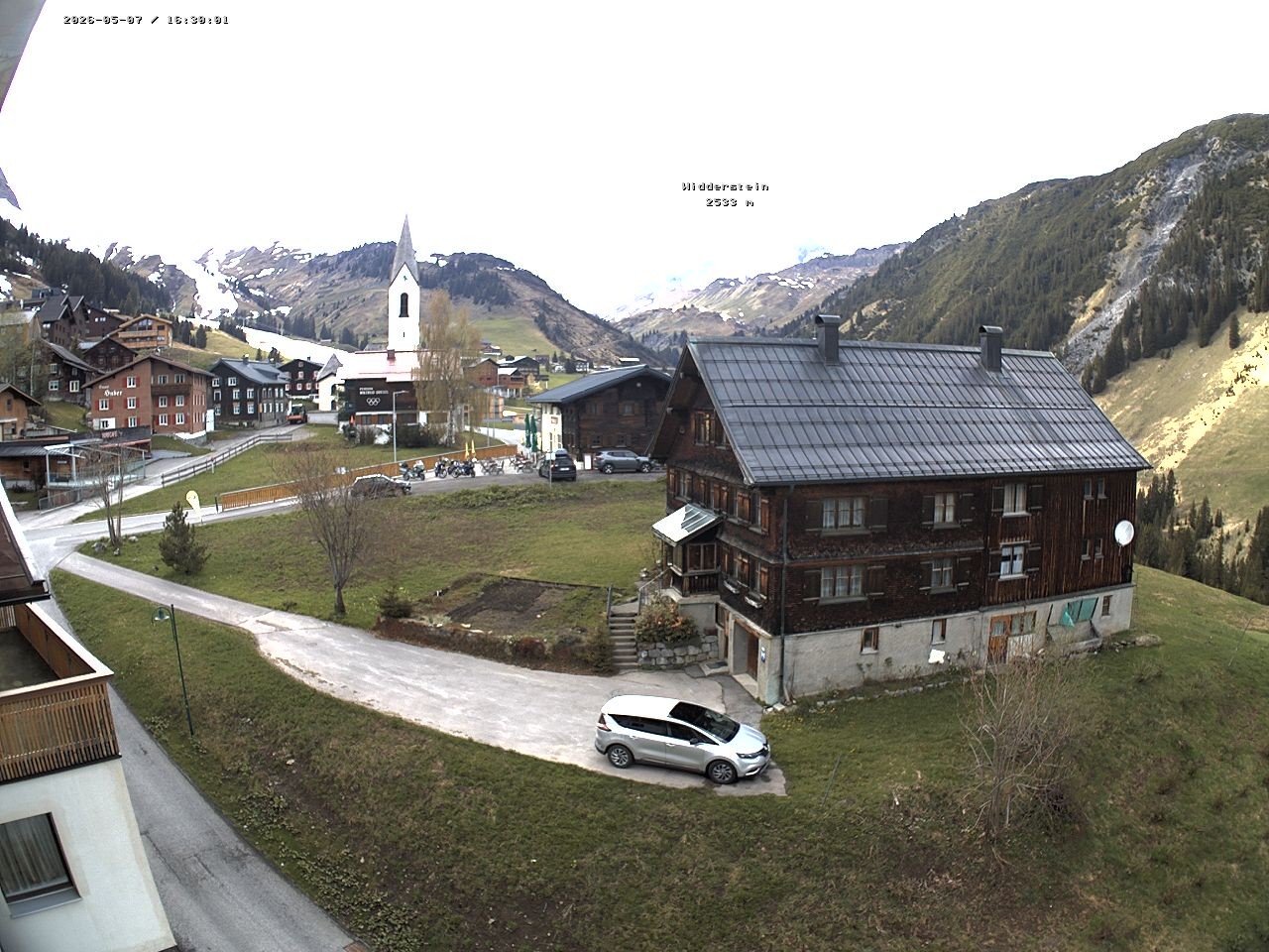 Archiv Foto Webcam Dorfzentrum von Warth