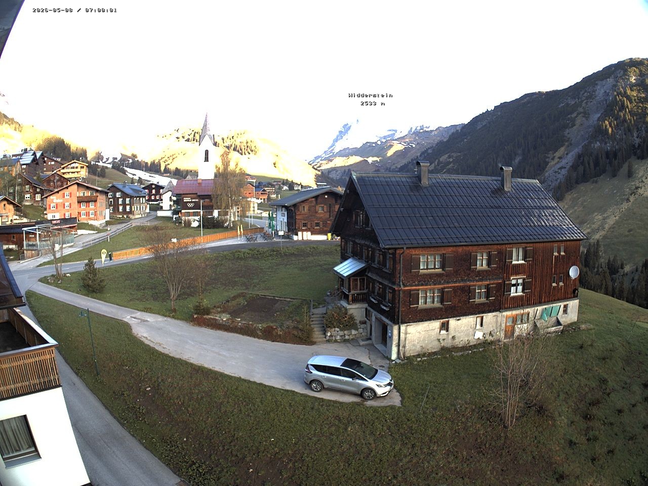 Archiv Foto Webcam Dorfzentrum von Warth