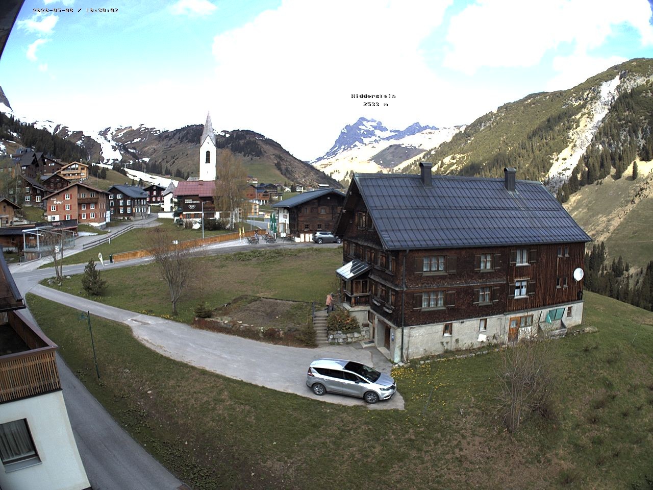 Archiv Foto Webcam Dorfzentrum von Warth
