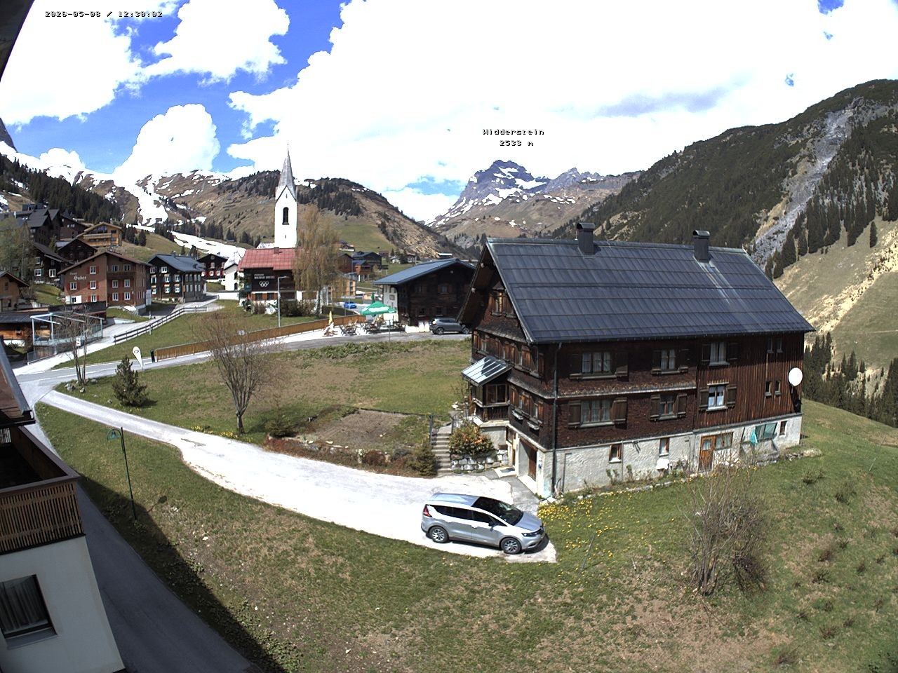Archiv Foto Webcam Dorfzentrum von Warth