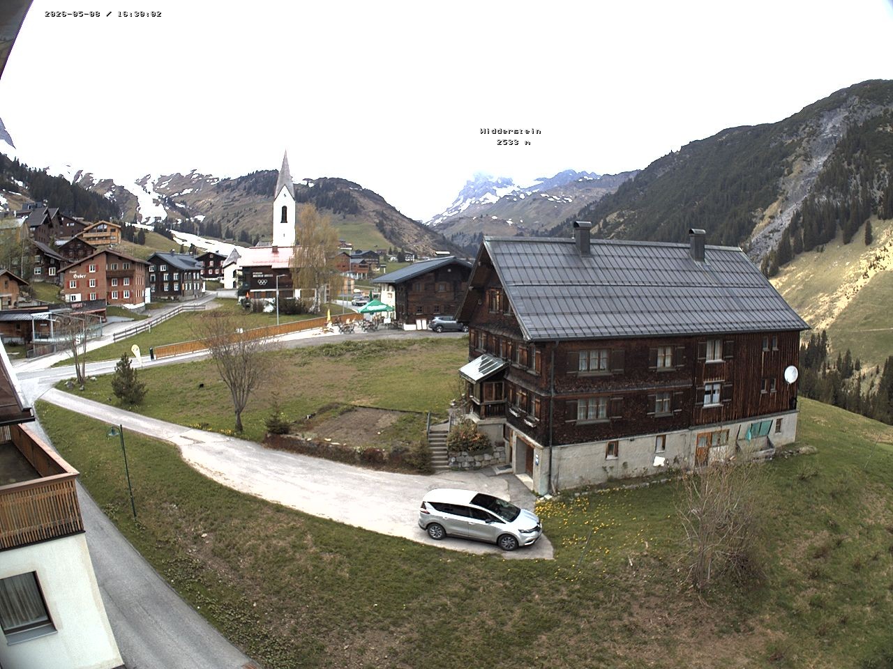 Archiv Foto Webcam Dorfzentrum von Warth