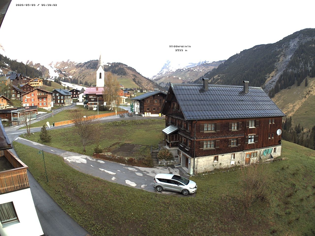 Archiv Foto Webcam Dorfzentrum von Warth