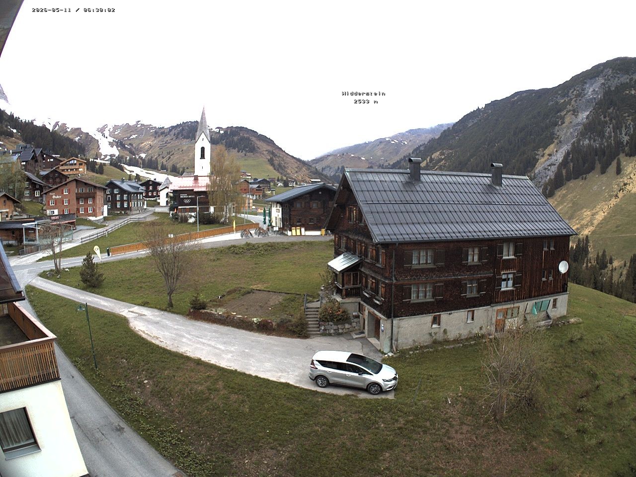 Archiv Foto Webcam Dorfzentrum von Warth