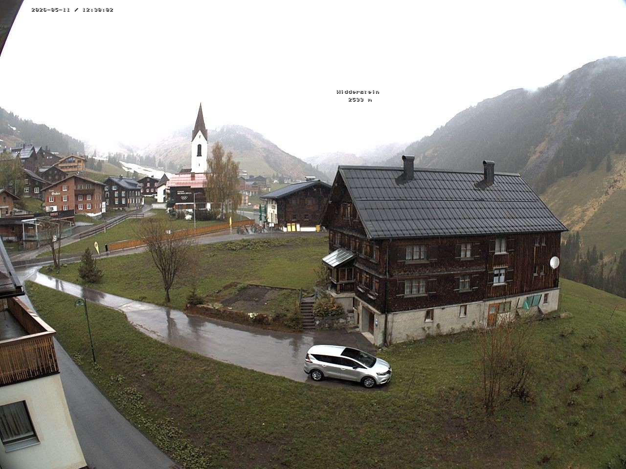 Archiv Foto Webcam Dorfzentrum von Warth