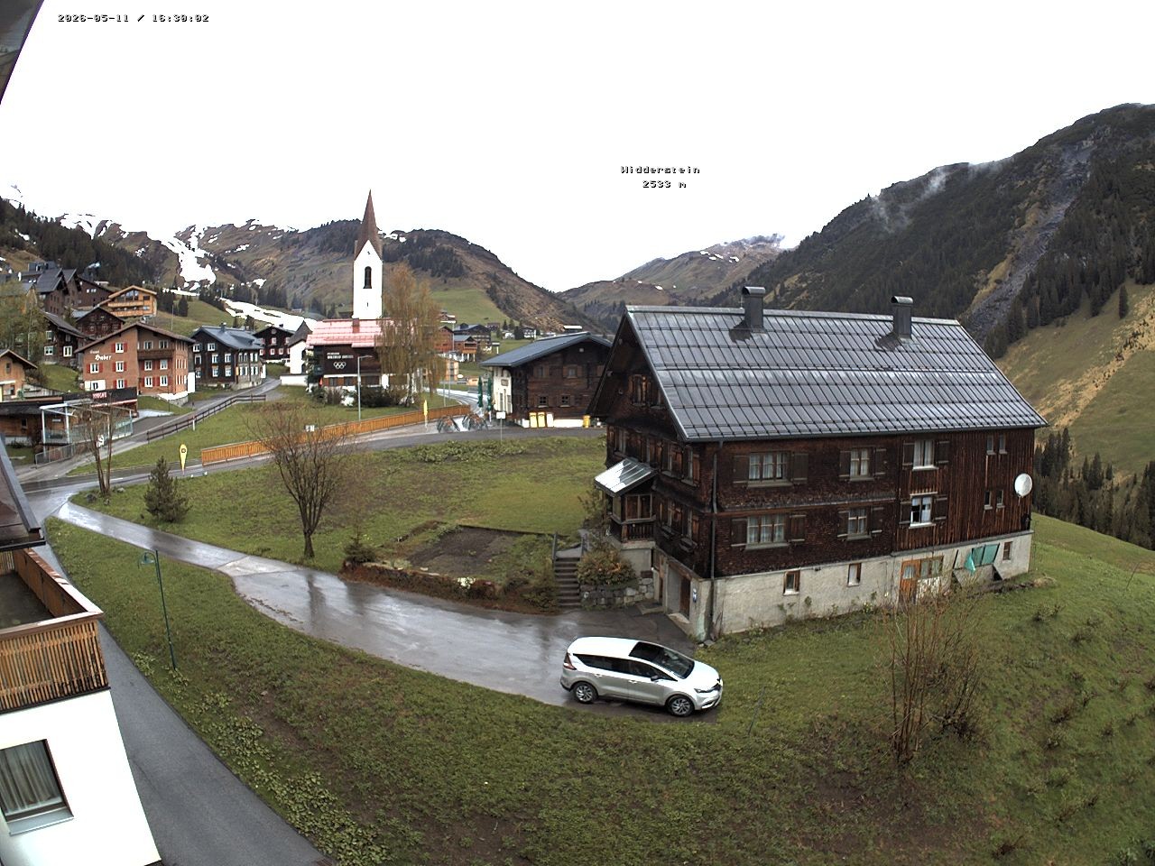 Archiv Foto Webcam Dorfzentrum von Warth