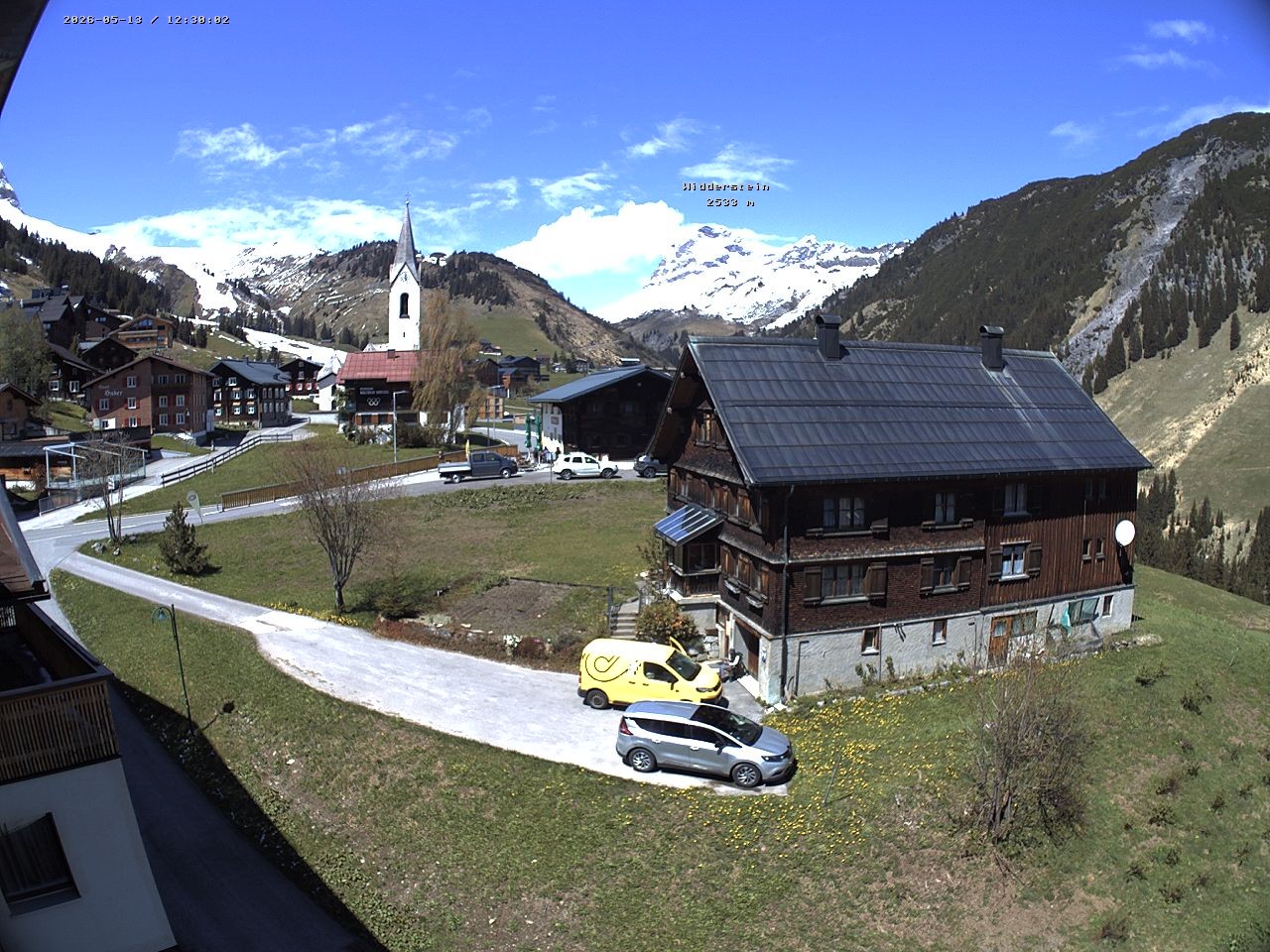 Archived image Webcam Village center Warth