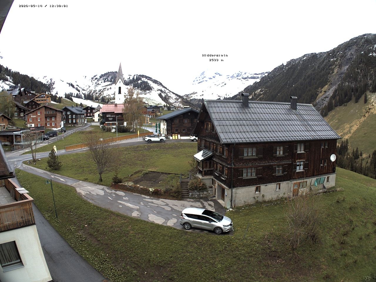 Archiv Foto Webcam Dorfzentrum von Warth