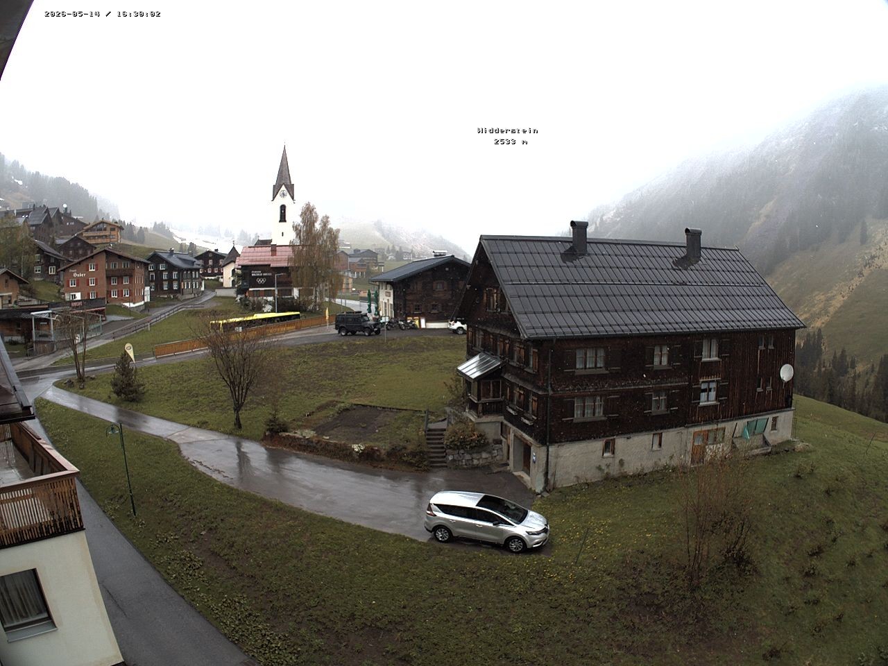 Archiv Foto Webcam Dorfzentrum von Warth