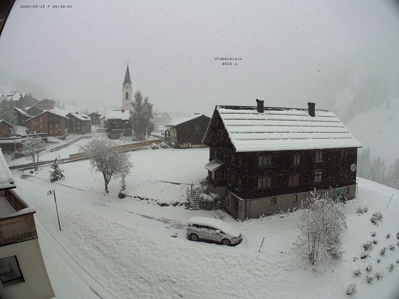 Archived image Webcam Village center Warth