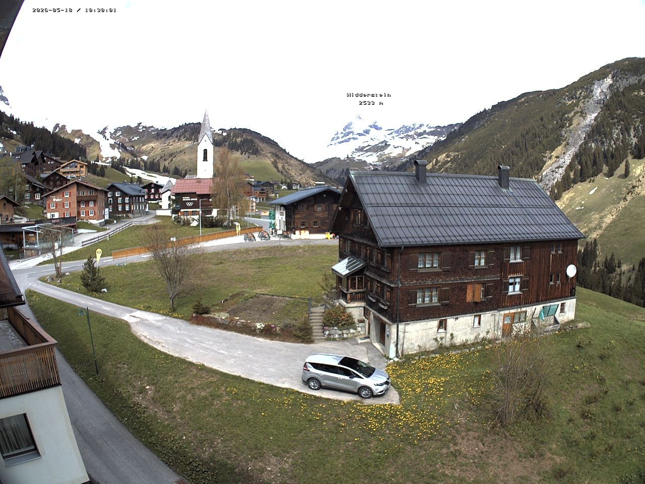 Archiv Foto Webcam Dorfzentrum von Warth