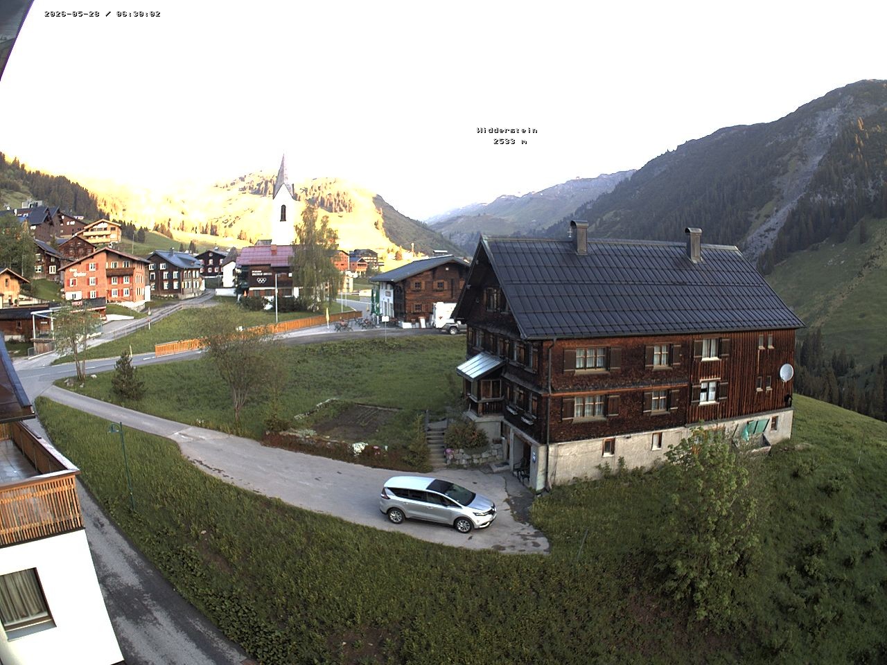 Archiv Foto Webcam Dorfzentrum von Warth