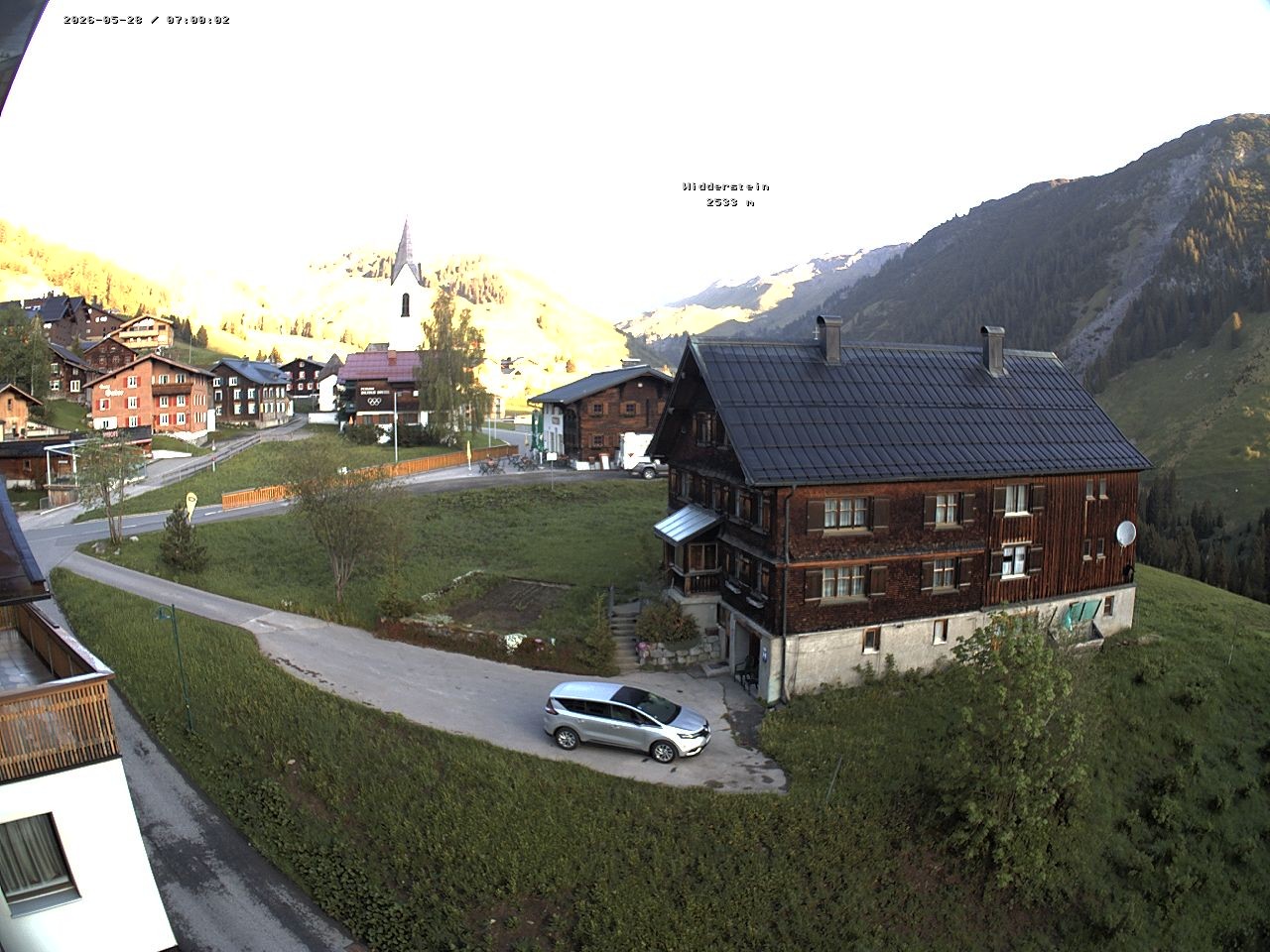 Archiv Foto Webcam Dorfzentrum von Warth