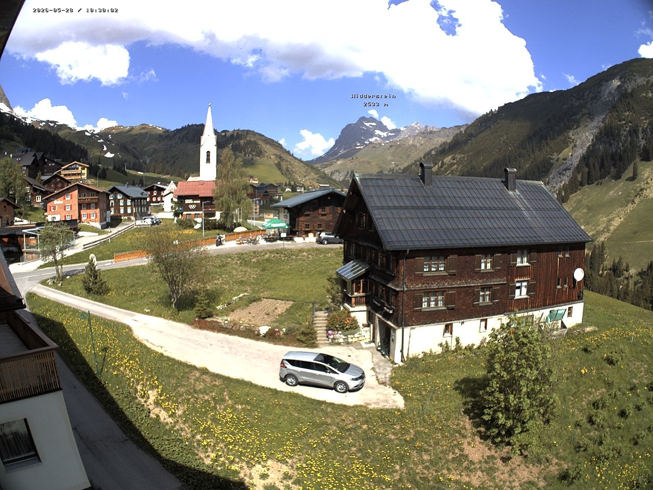 Archiv Foto Webcam Dorfzentrum von Warth