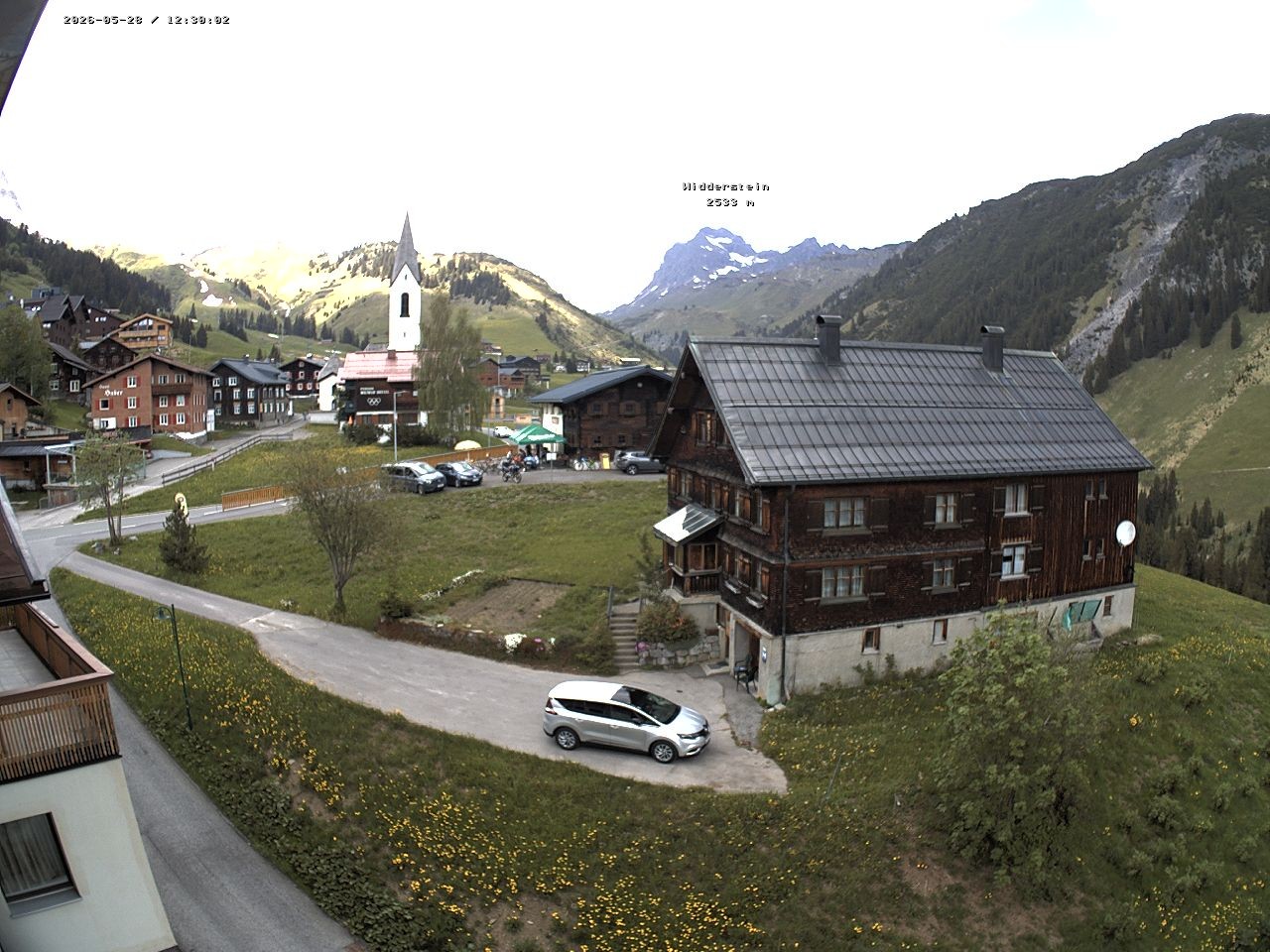 Archiv Foto Webcam Dorfzentrum von Warth