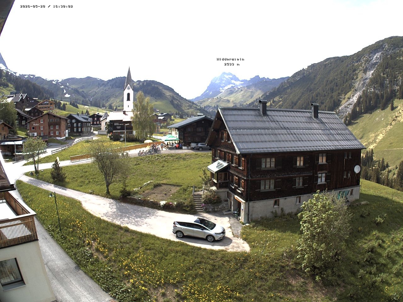 Archiv Foto Webcam Dorfzentrum von Warth