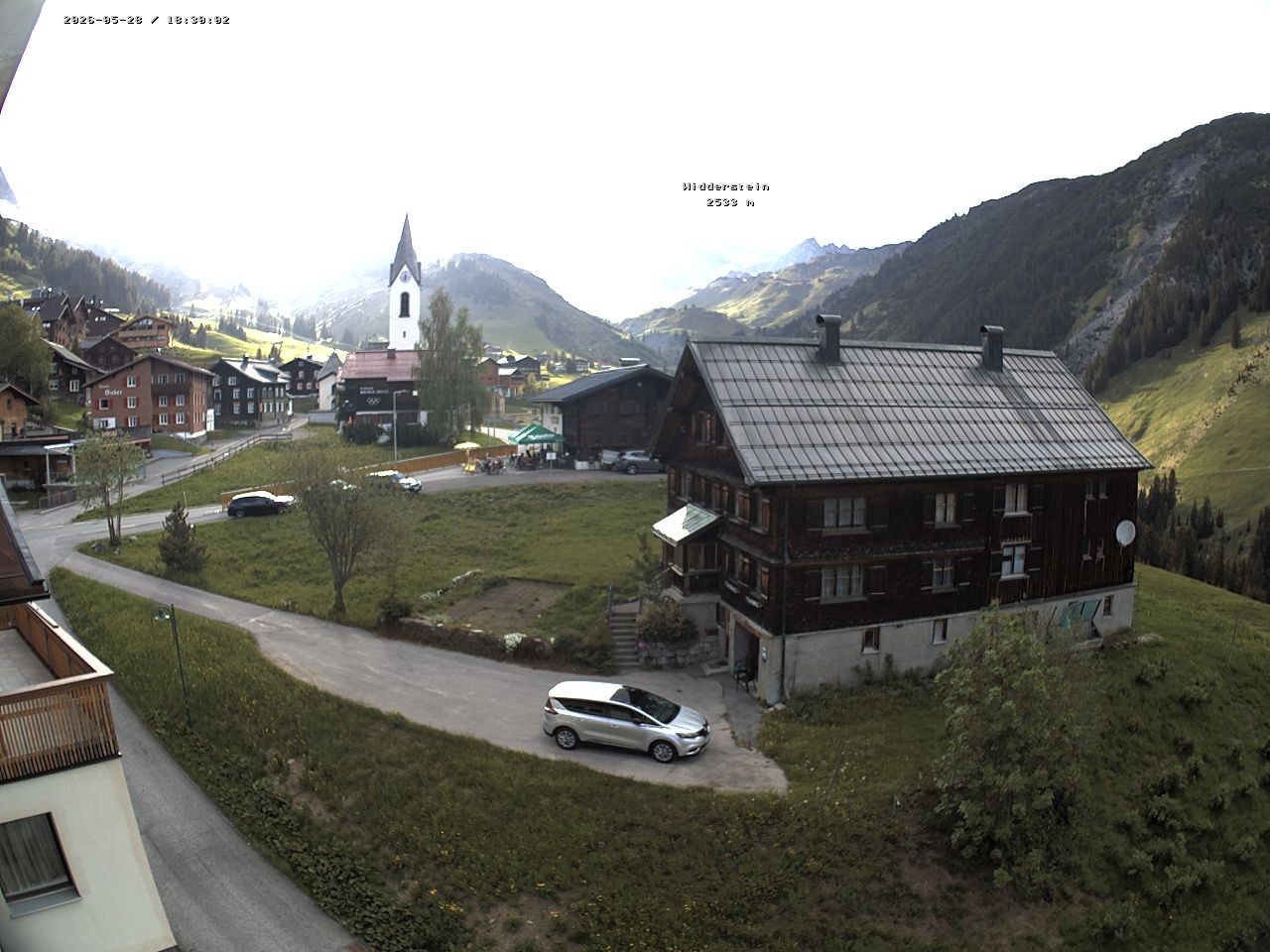Archiv Foto Webcam Dorfzentrum von Warth