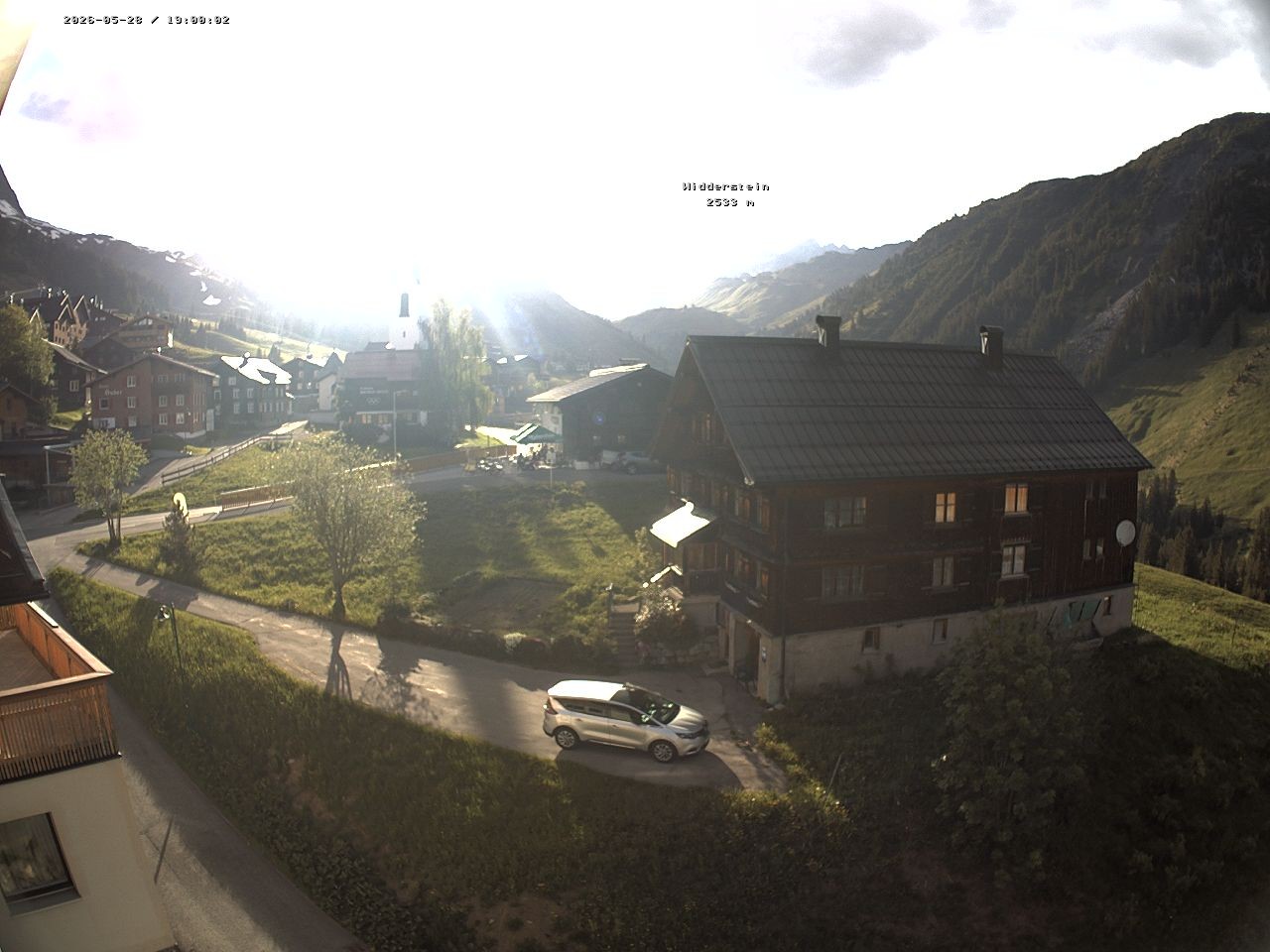 Archiv Foto Webcam Dorfzentrum von Warth