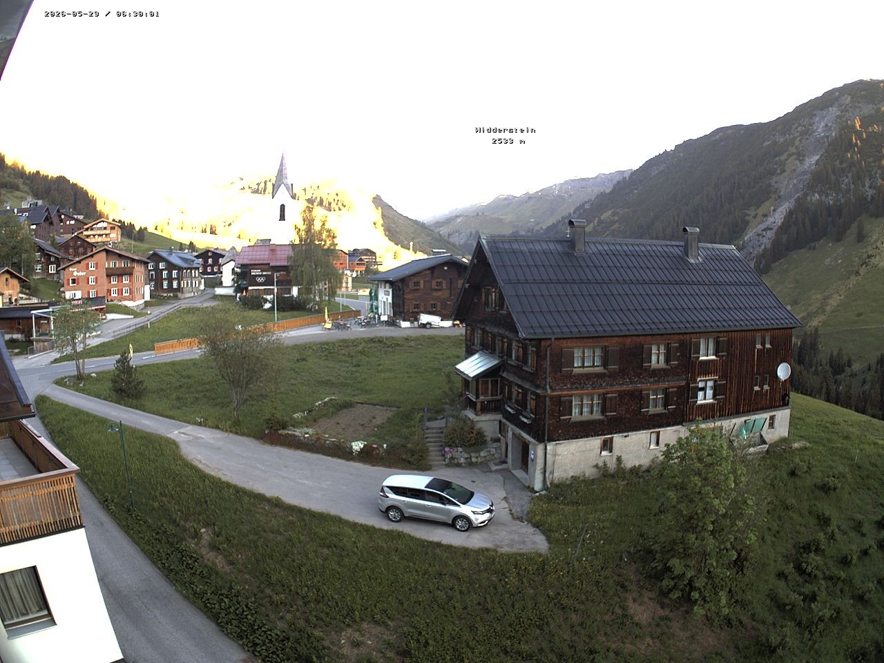 Archiv Foto Webcam Dorfzentrum von Warth